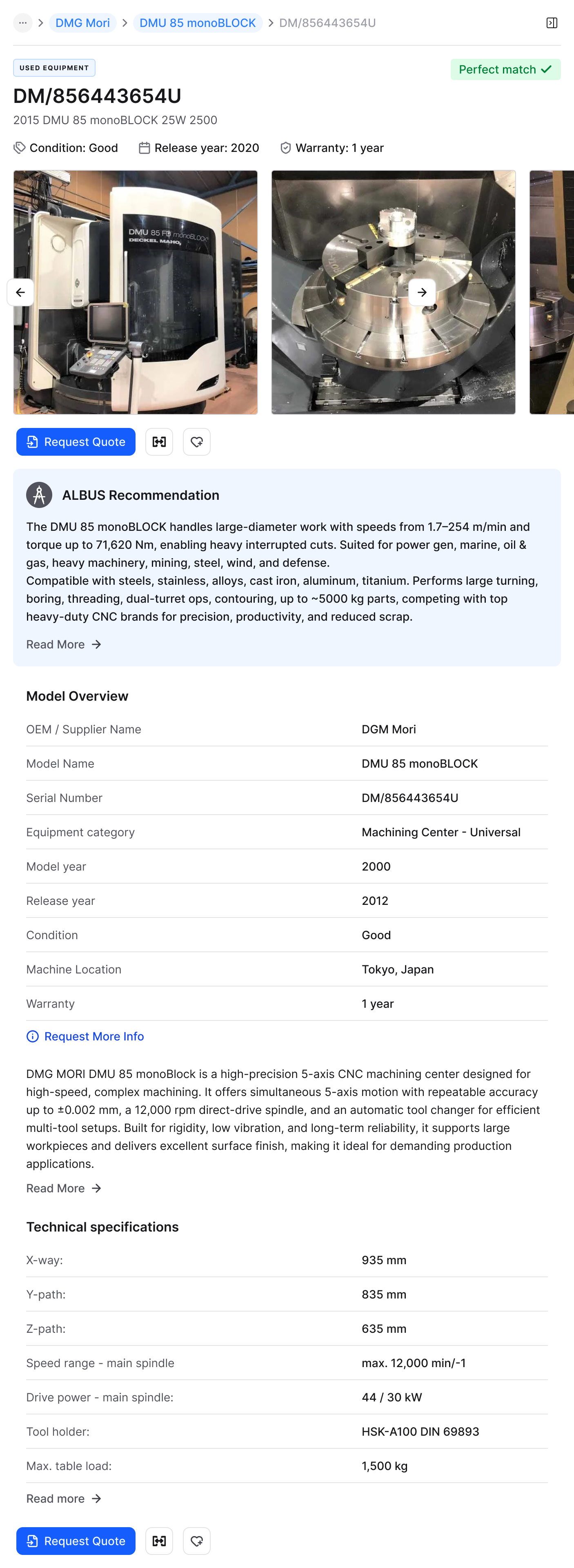 Quote and purchase directly